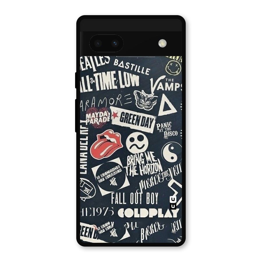 Music My Paradise Metal Back Case for Google Pixel 6a