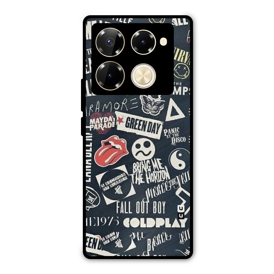 Music My Paradise Metal Back Case for Infinix Note 40 Pro Plus