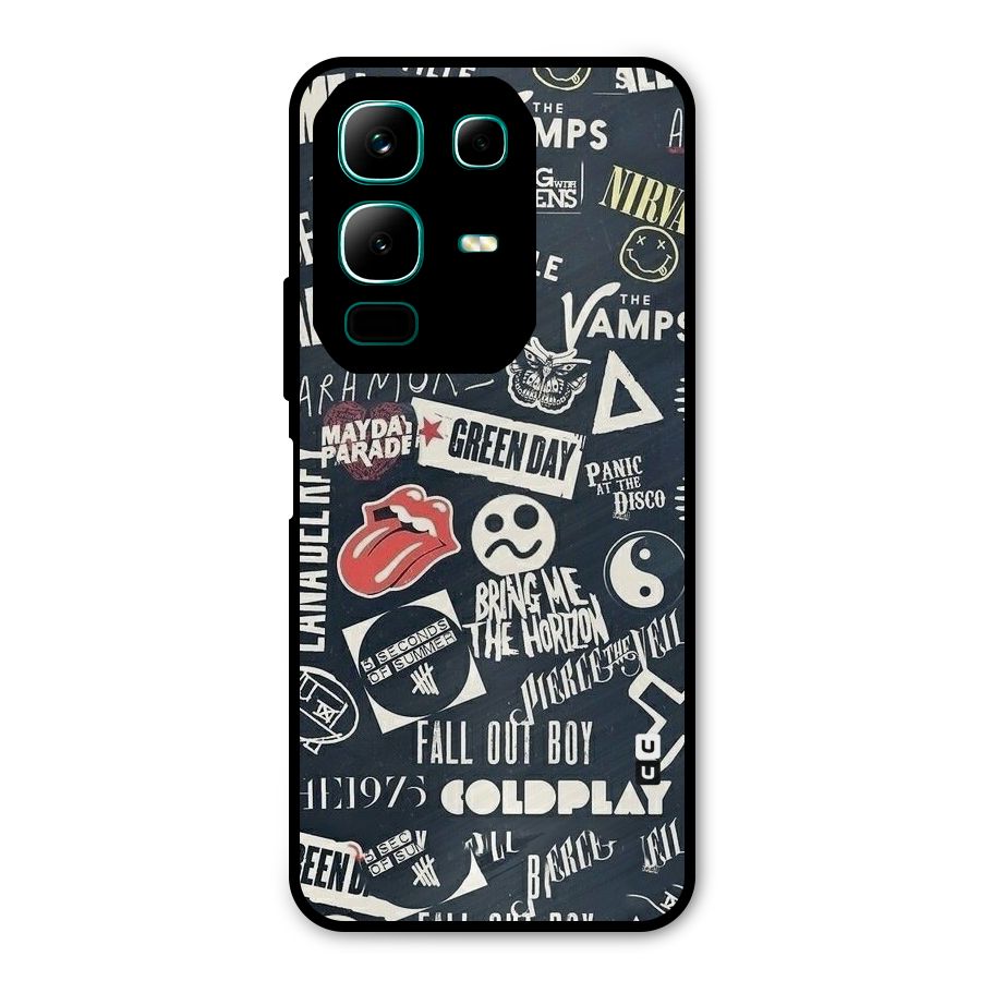 Music My Paradise Metal Back Case for Infinix Note 50x