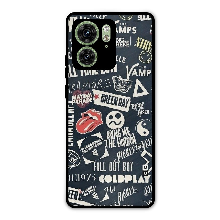 Music My Paradise Metal Back Case for Motorola Edge 40 5G