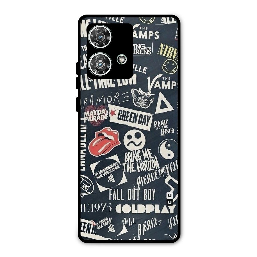 Music My Paradise Metal Back Case for Motorola Edge 40 Neo