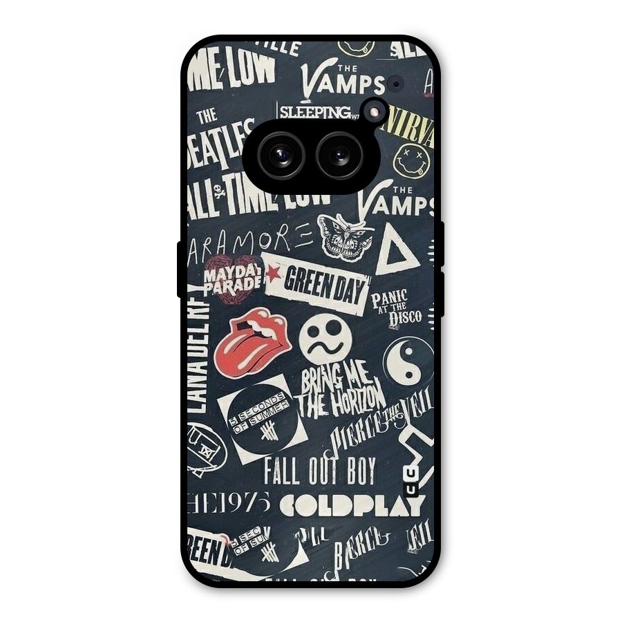 Music My Paradise Metal Back Case for Nothing Phone 2a Plus