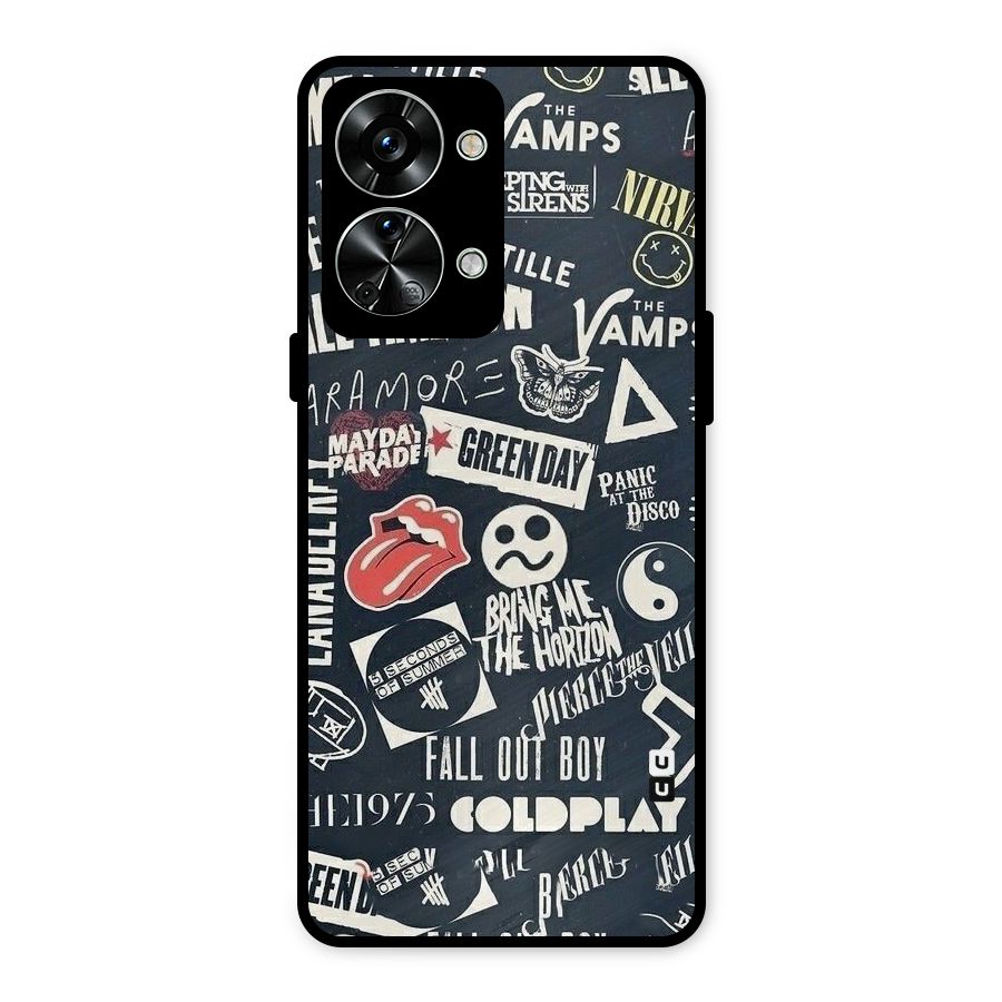 Music My Paradise Metal Back Case for OnePlus Nord 2T