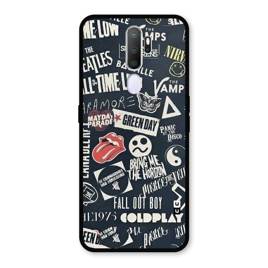 Music My Paradise Metal Back Case for Oppo A9 (2020)