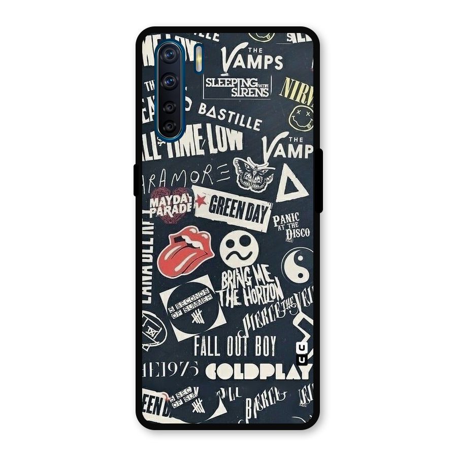 Music My Paradise Metal Back Case for Oppo F15