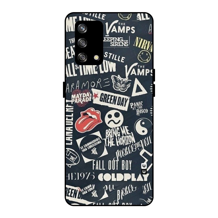 Music My Paradise Metal Back Case for Oppo F19
