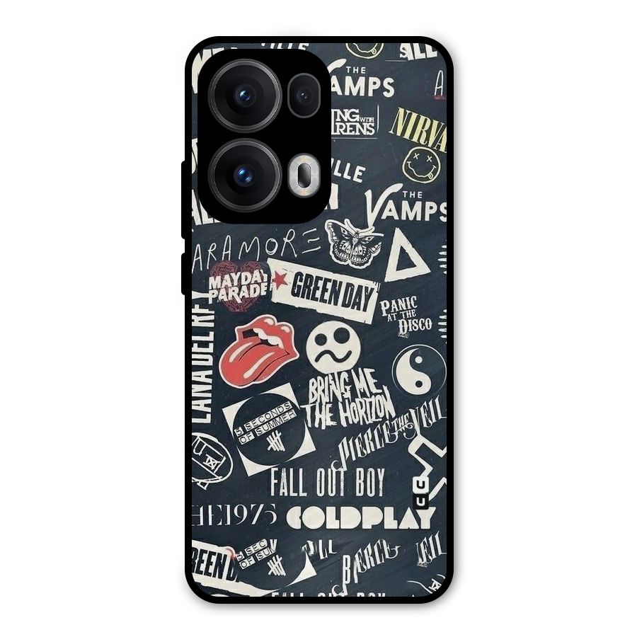 Music My Paradise Metal Back Case for Oppo Reno13 Pro