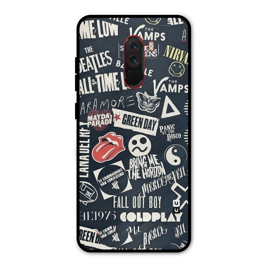 Music My Paradise Metal Back Case for Poco F1