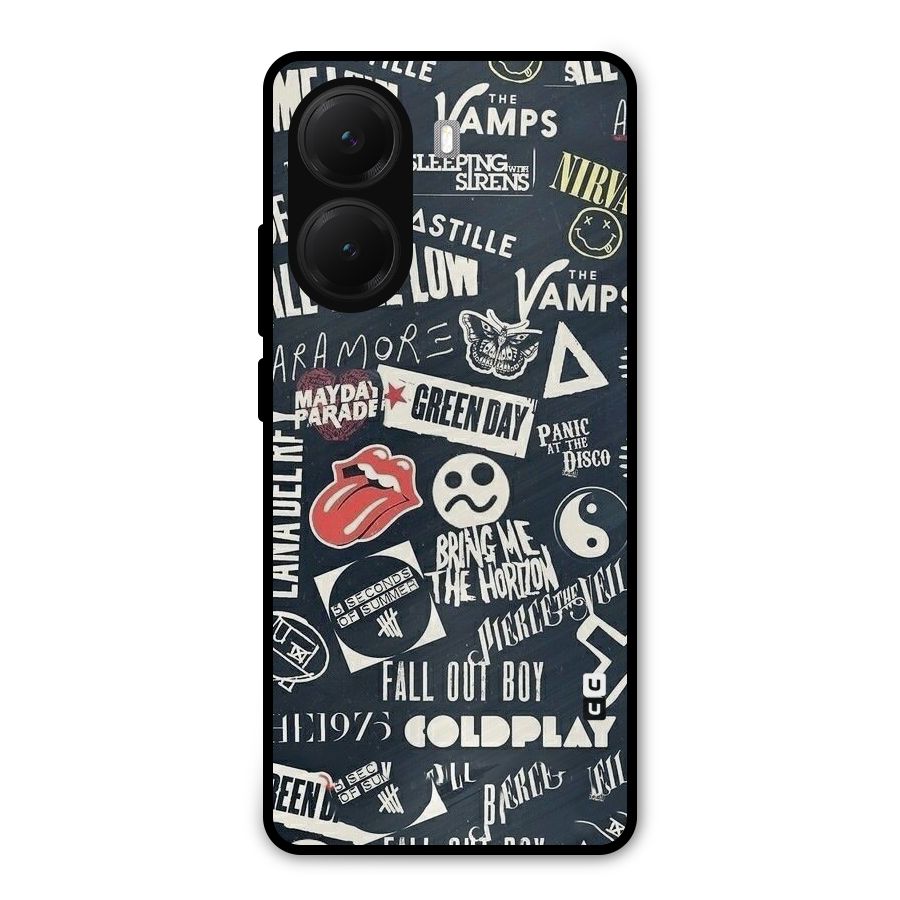 Music My Paradise Metal Back Case for Poco X7 Pro
