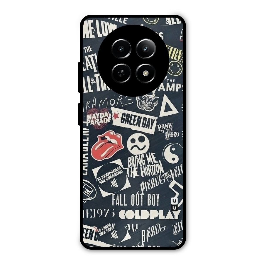 Music My Paradise Metal Back Case for Realme 12 5G