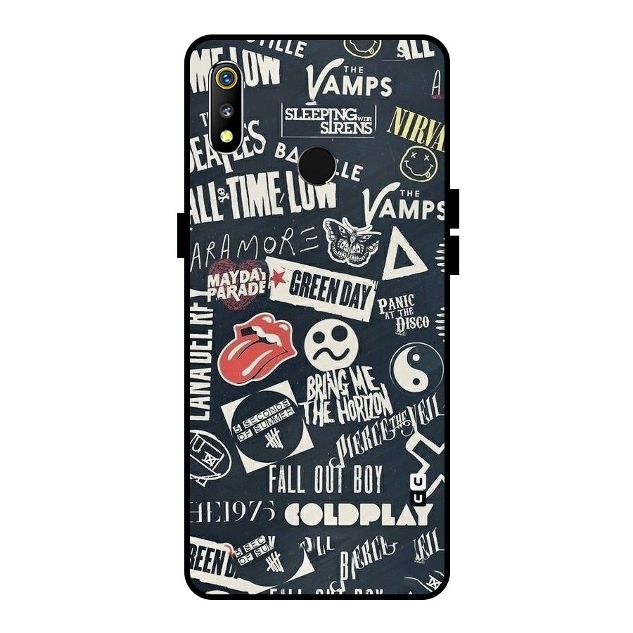 Music My Paradise Metal Back Case for Realme 3