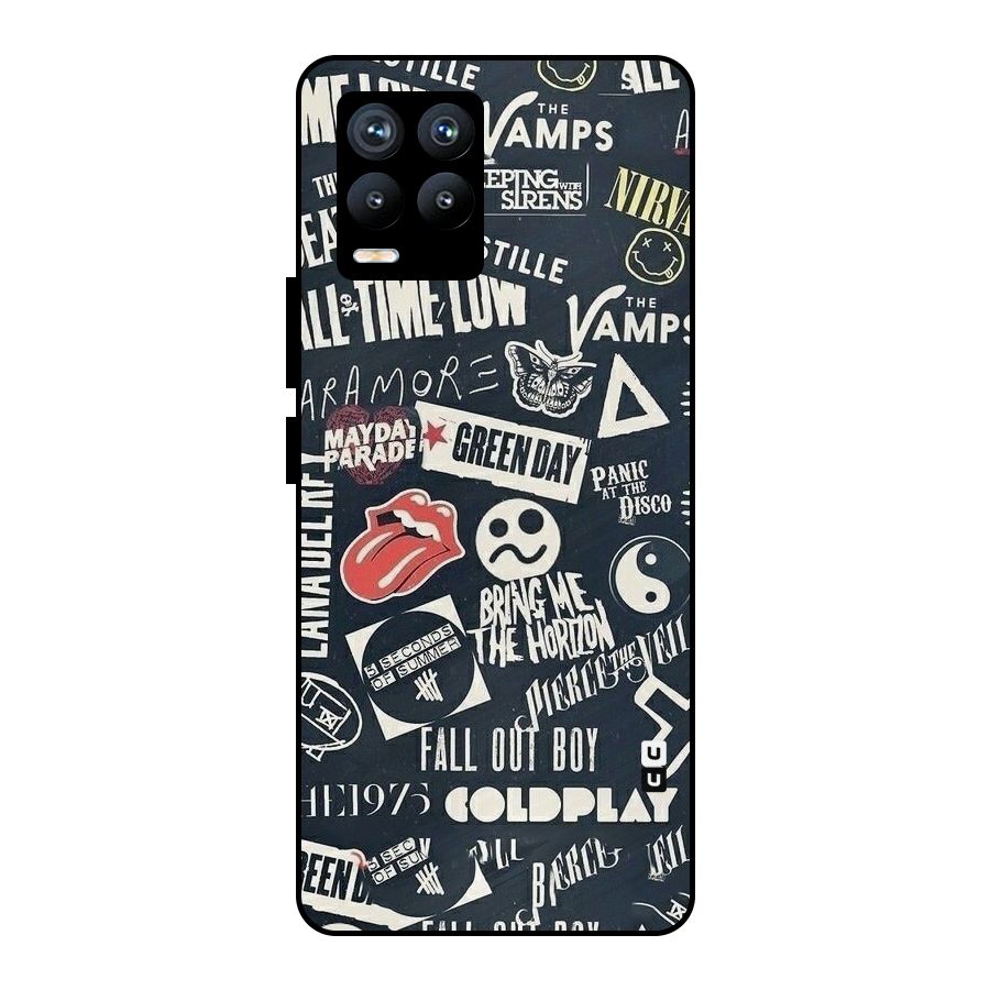 Music My Paradise Metal Back Case for Realme 8 Pro