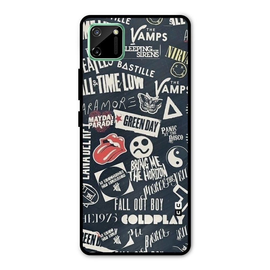 Music My Paradise Metal Back Case for Realme C11