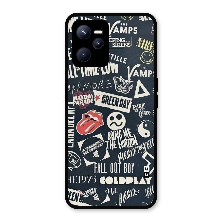 Music My Paradise Metal Back Case for Realme C35