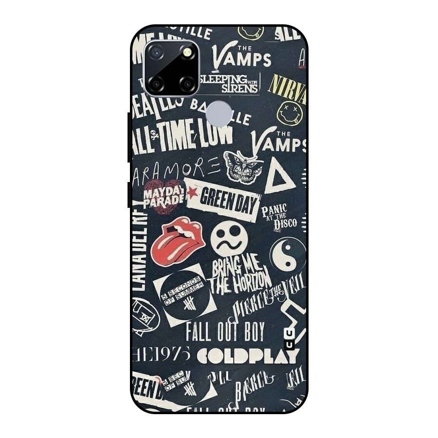 Music My Paradise Metal Back Case for Realme Narzo 20