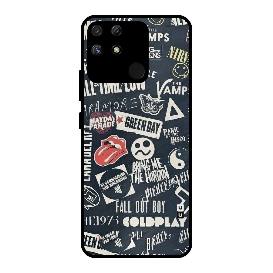 Music My Paradise Metal Back Case for Realme Narzo 50A