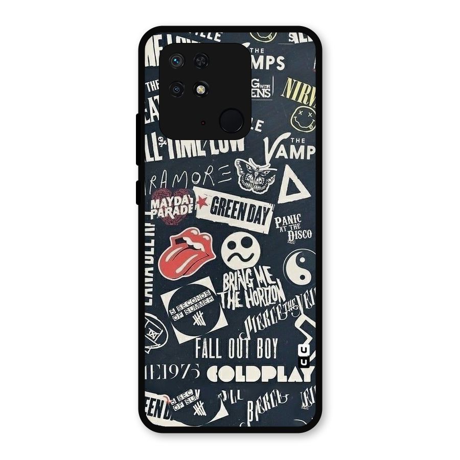 Music My Paradise Metal Back Case for Redmi 10 Power