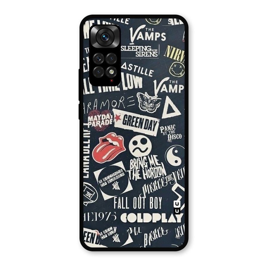 Music My Paradise Metal Back Case for Redmi Note 11s