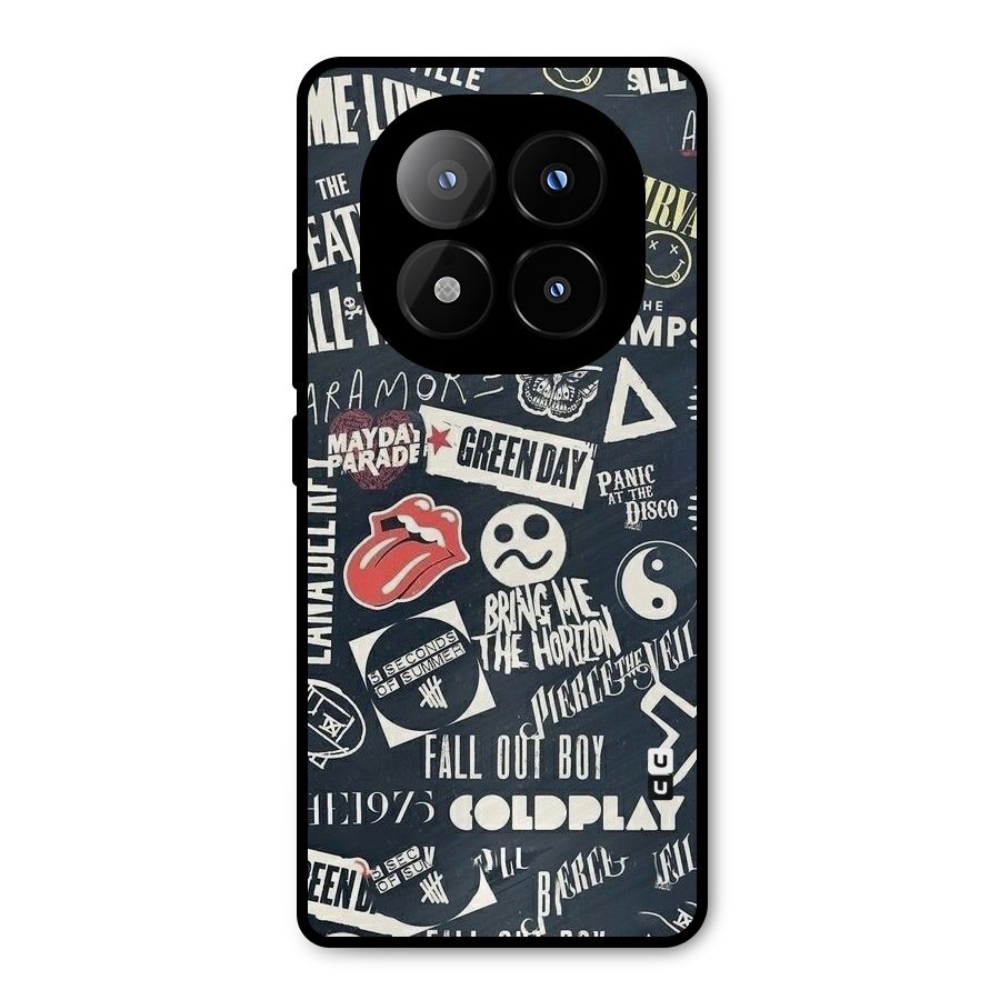 Music My Paradise Metal Back Case for Redmi Note 14 Pro Plus 5G