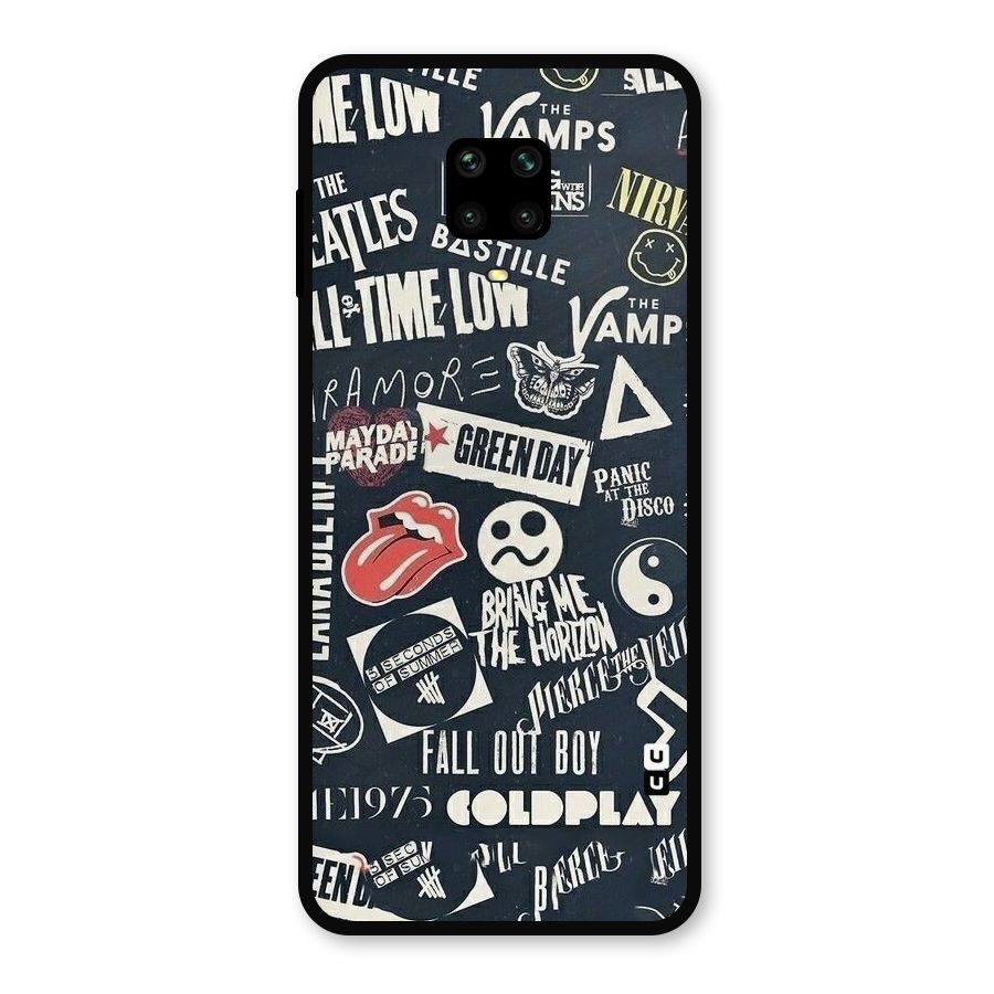 Music My Paradise Metal Back Case for Redmi Note 9 Pro Max
