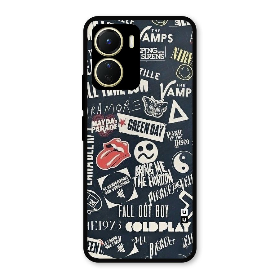 Music My Paradise Metal Back Case for Vivo T2x