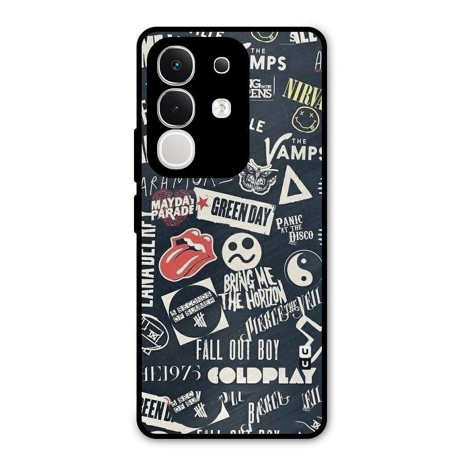 Music My Paradise Metal Back Case for Vivo T4x