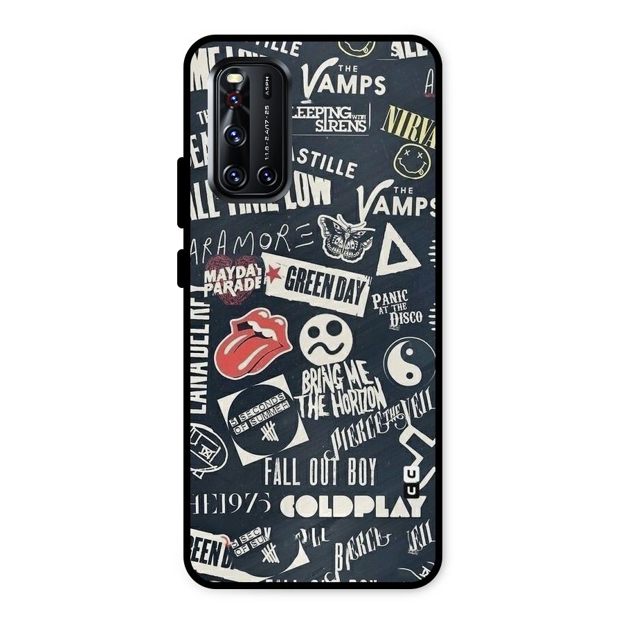 Music My Paradise Metal Back Case for Vivo V19