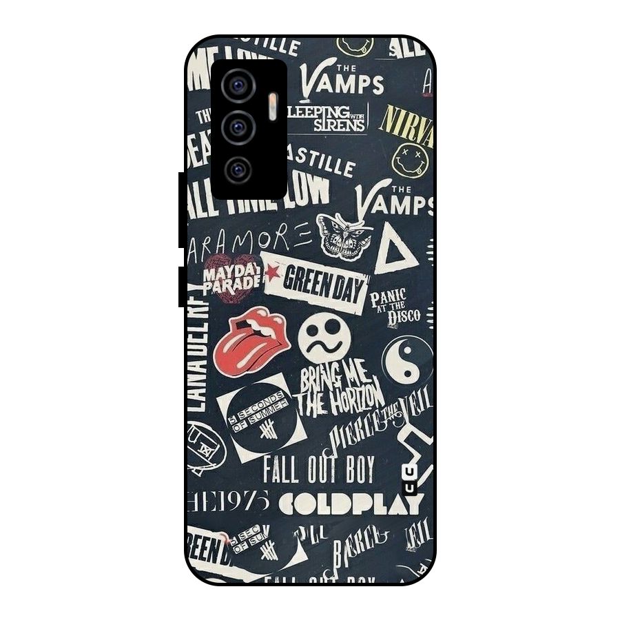Music My Paradise Metal Back Case for Vivo V23e