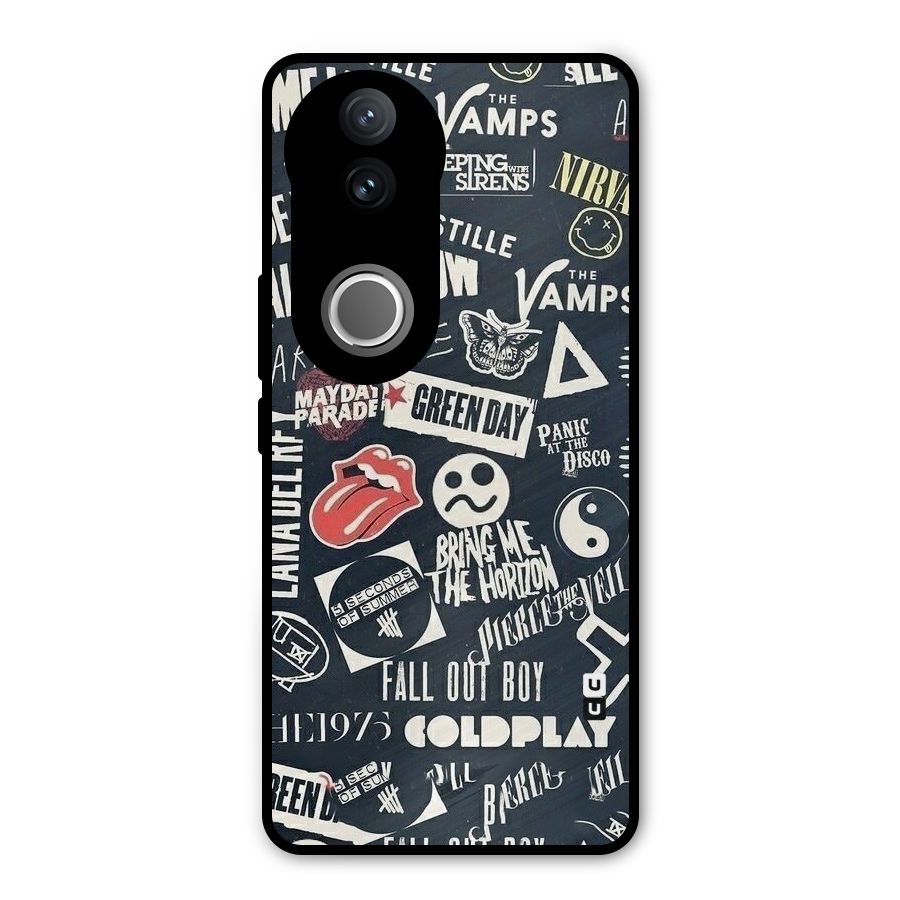 Music My Paradise Metal Back Case for Vivo V50
