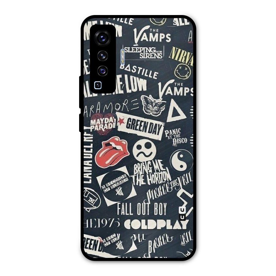 Music My Paradise Metal Back Case for Vivo X50