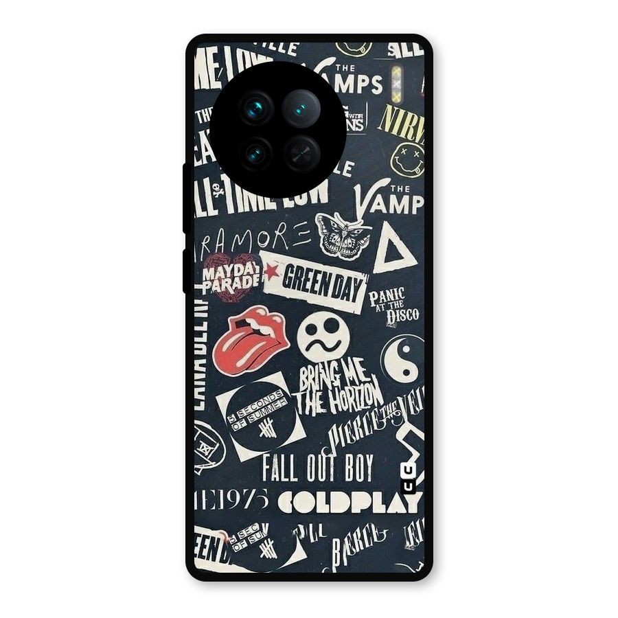Music My Paradise Metal Back Case for Vivo X90