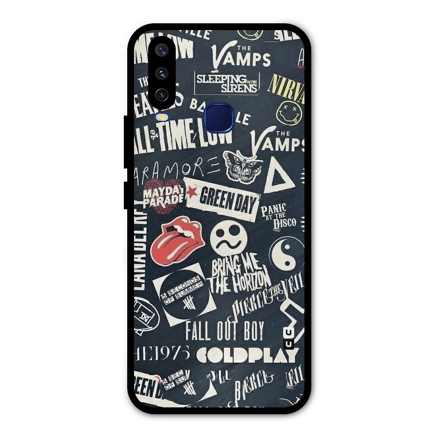 Music My Paradise Metal Back Case for Vivo Y15
