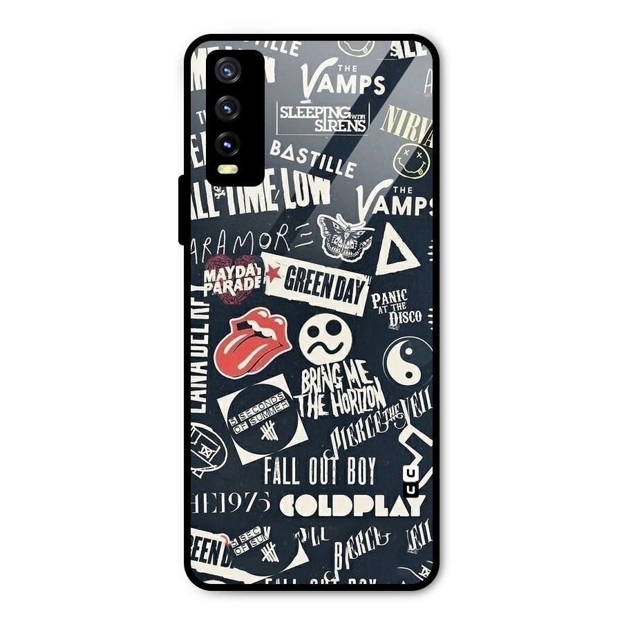 Music My Paradise Metal Back Case for Vivo Y20