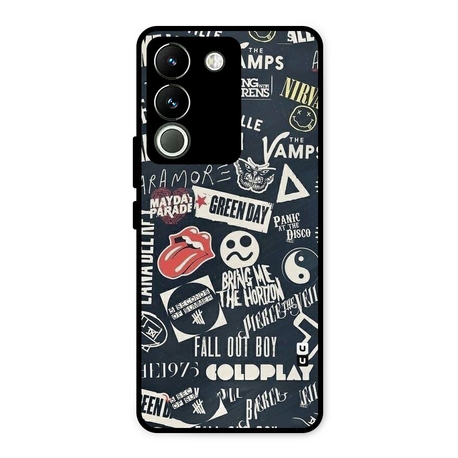 Music My Paradise Metal Back Case for Vivo Y200