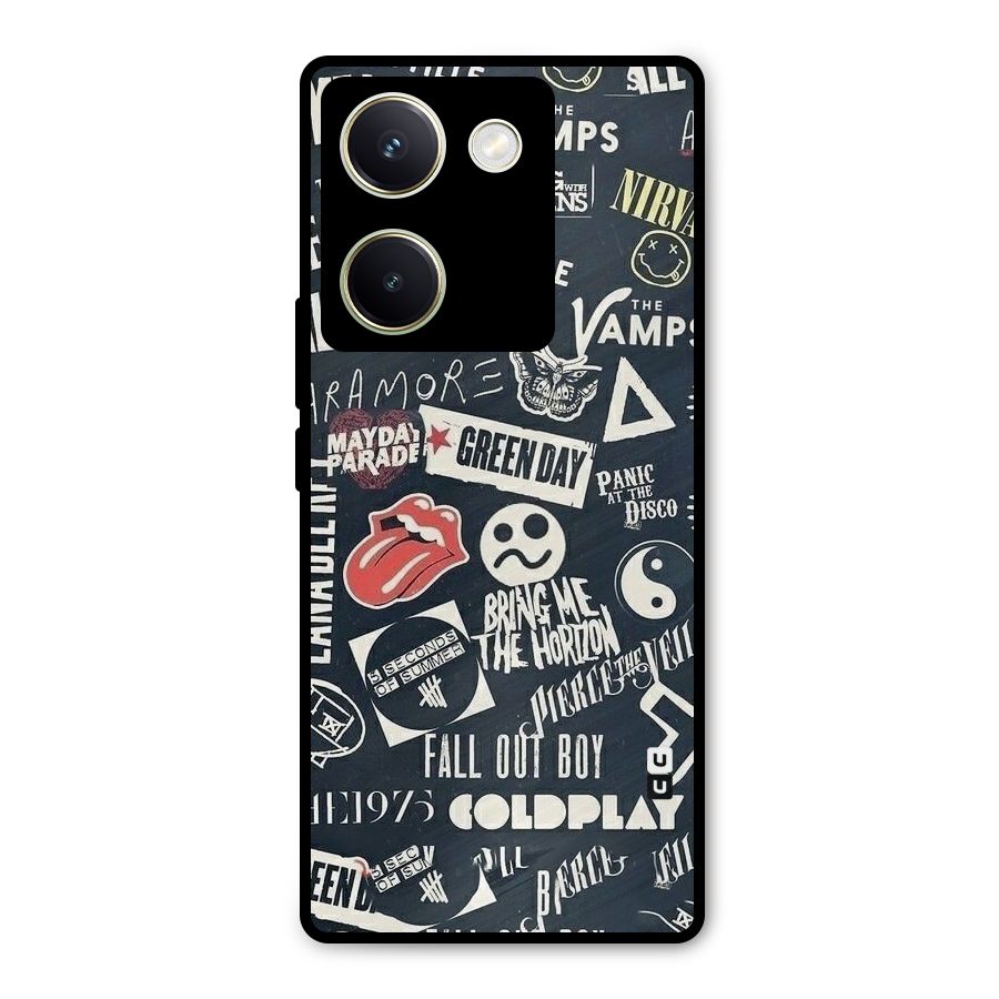 Music My Paradise Metal Back Case for Vivo Y200 Pro