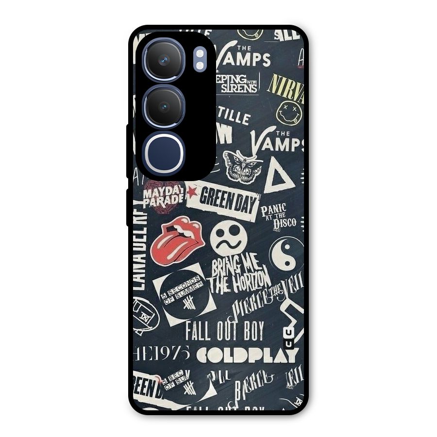 Music My Paradise Metal Back Case for Vivo Y29