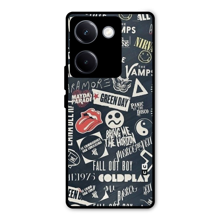 Music My Paradise Metal Back Case for Vivo Y300 Plus