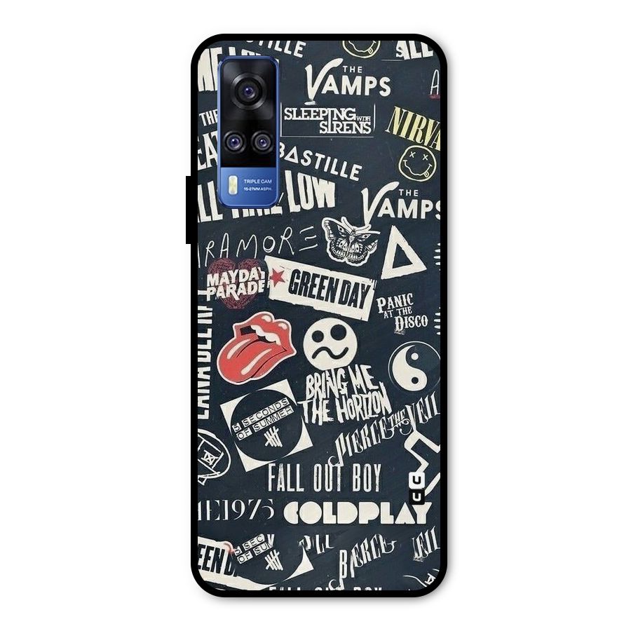 Music My Paradise Metal Back Case for Vivo Y31