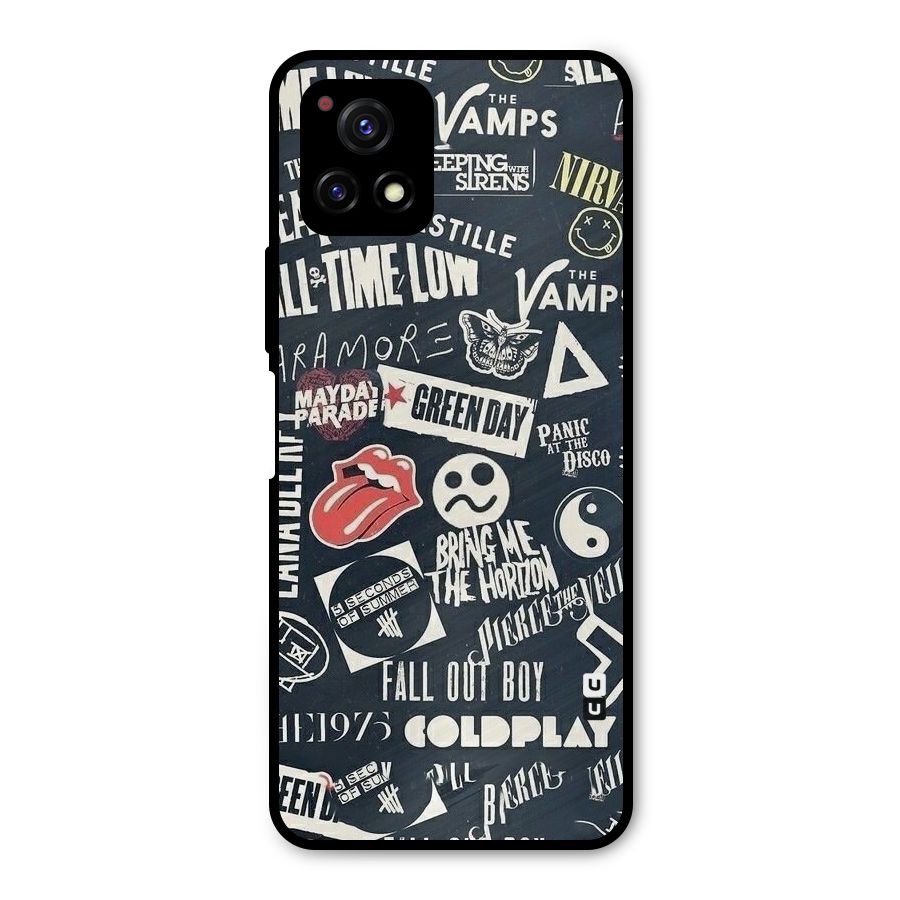 Music My Paradise Metal Back Case for Vivo Y72 5G