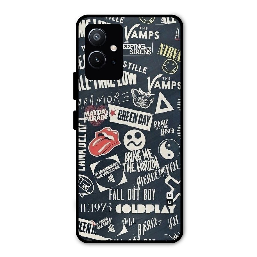 Music My Paradise Metal Back Case for Vivo Y75 5G