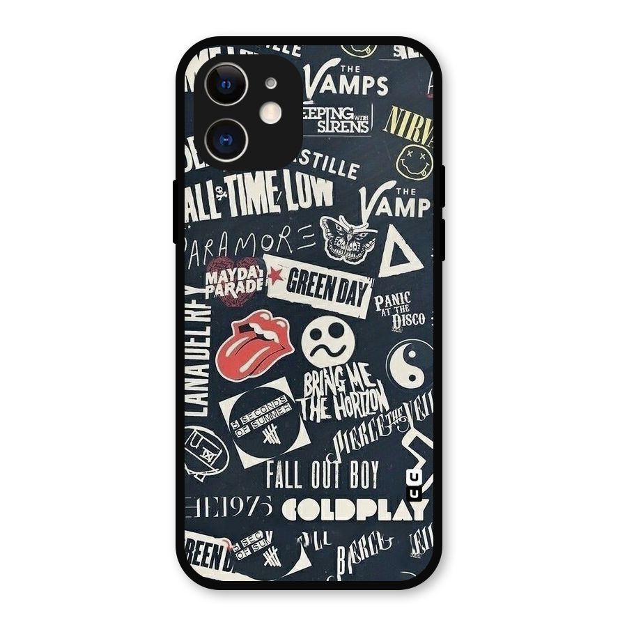 Music My Paradise Metal Back Case for iPhone 12