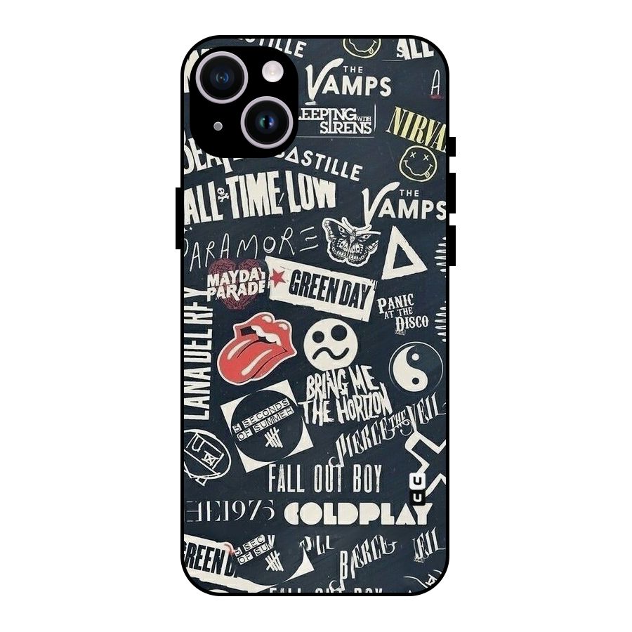 Music My Paradise Metal Back Case for iPhone 14 Plus