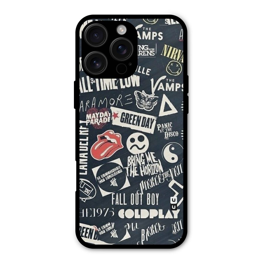 Music My Paradise Metal Back Case for iPhone 16 Pro Max