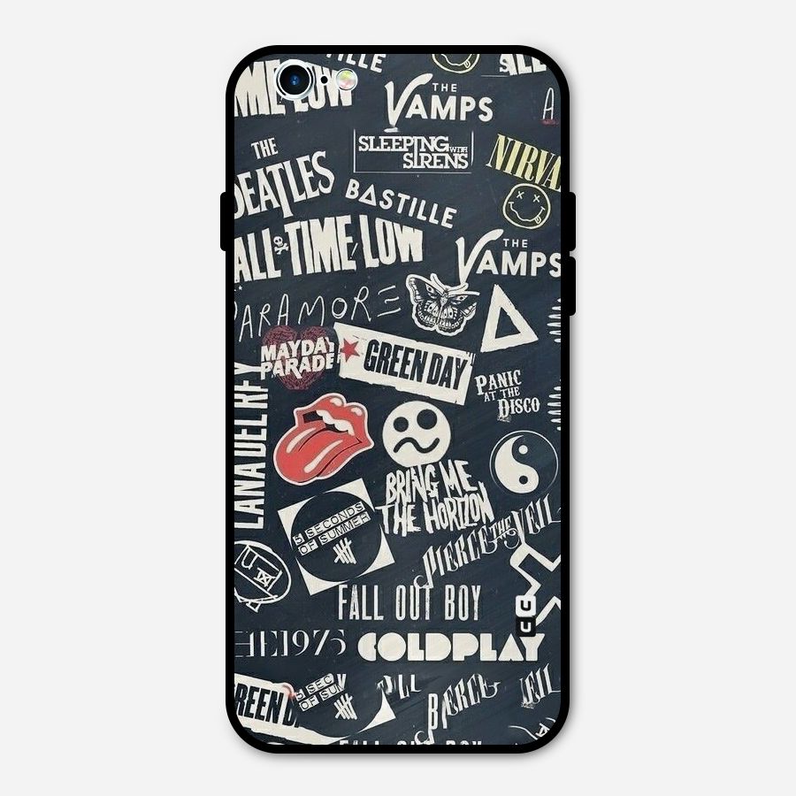 Music My Paradise Metal Back Case for iPhone 6 6s