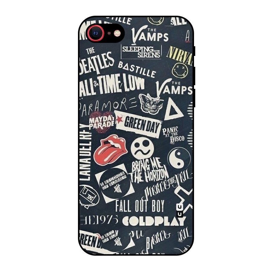 Music My Paradise Metal Back Case for iPhone SE 2020