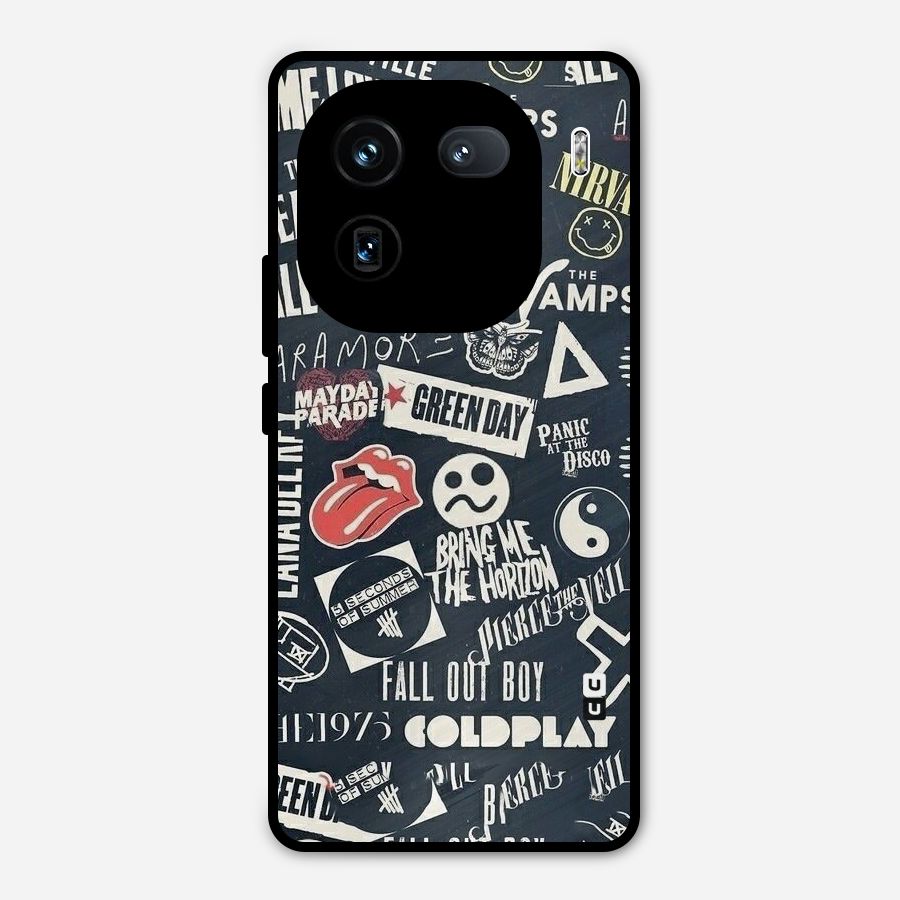 Music My Paradise Metal Back Case for iQOO 12