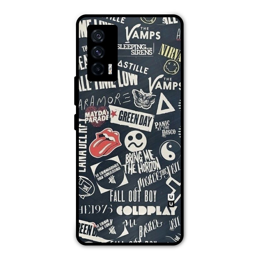 Music My Paradise Metal Back Case for iQOO 7 5G