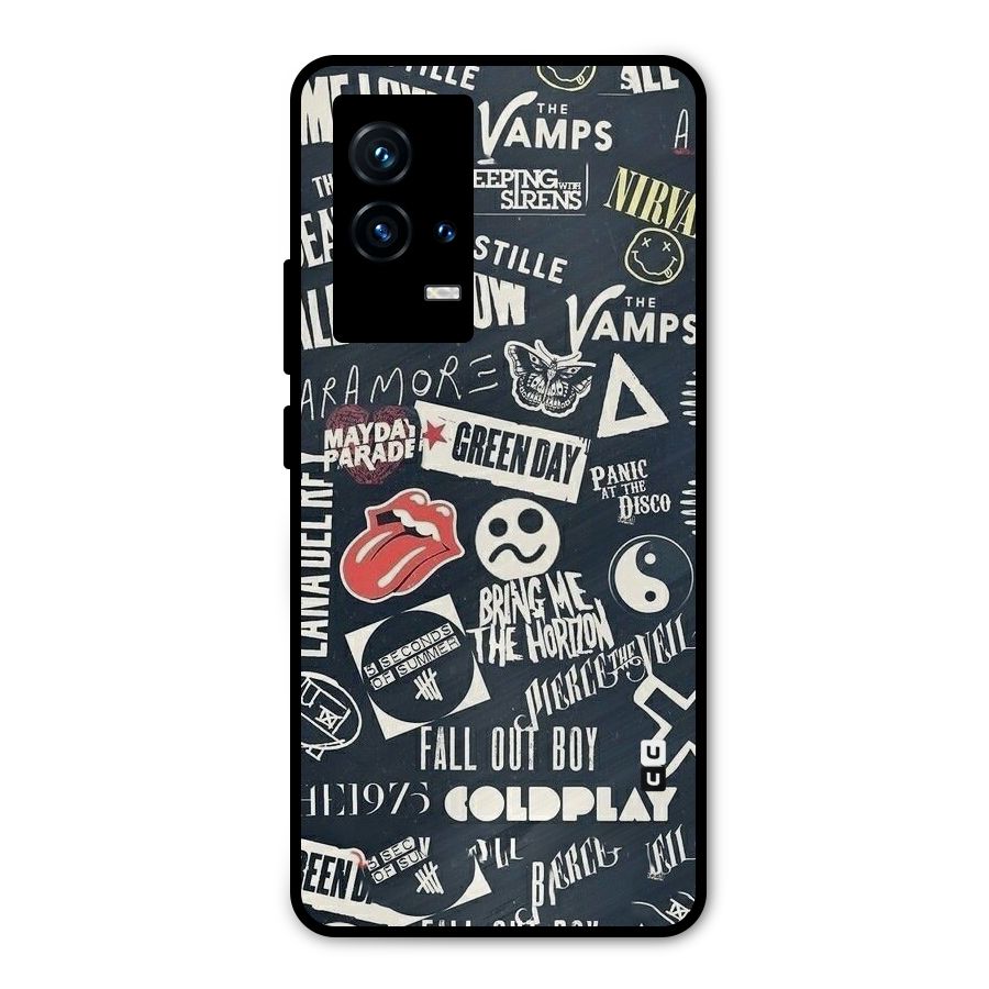 Music My Paradise Metal Back Case for iQOO 9 5G