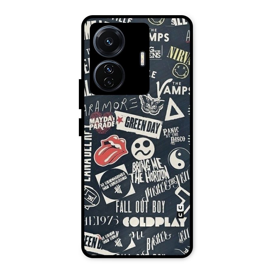 Music My Paradise Metal Back Case for iQOO Z6