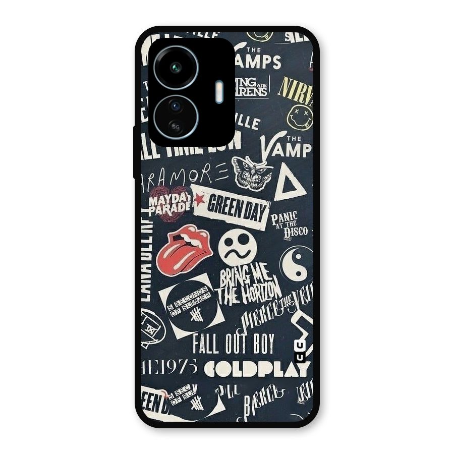 Music My Paradise Metal Back Case for vivo iQOO Z6 Lite 5G